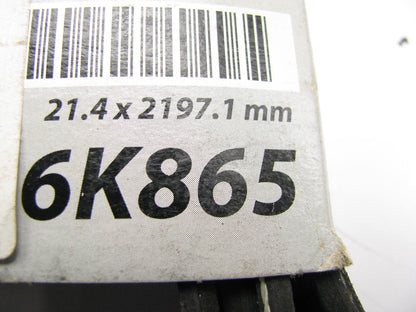 Mighty 6K865 Serpentine Belt - 0.84'' X 86.50'' - 6 Ribs