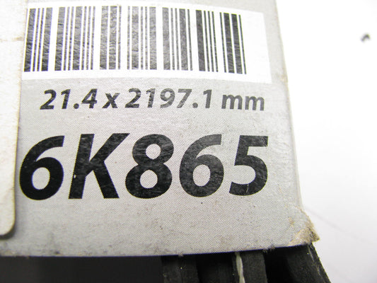 Mighty 6K865 Serpentine Belt - 0.84'' X 86.50'' - 6 Ribs