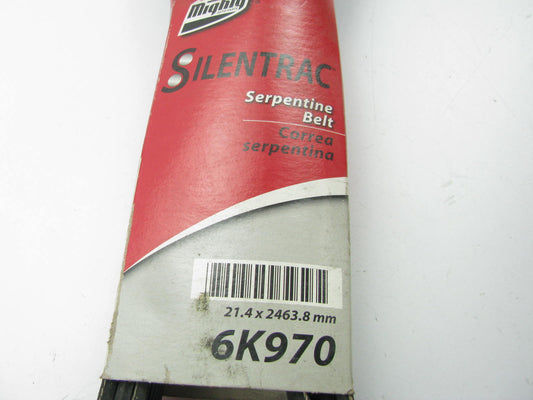Mighty 6K970 Serpentine Belt - 0.84'' X 97.50'' - 6 Ribs