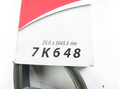 Mighty 7K648 Serpentine Belt