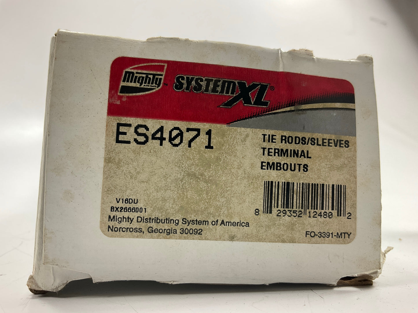 (2) Mighty ES4071 Front Inner Steering Tie Rod End