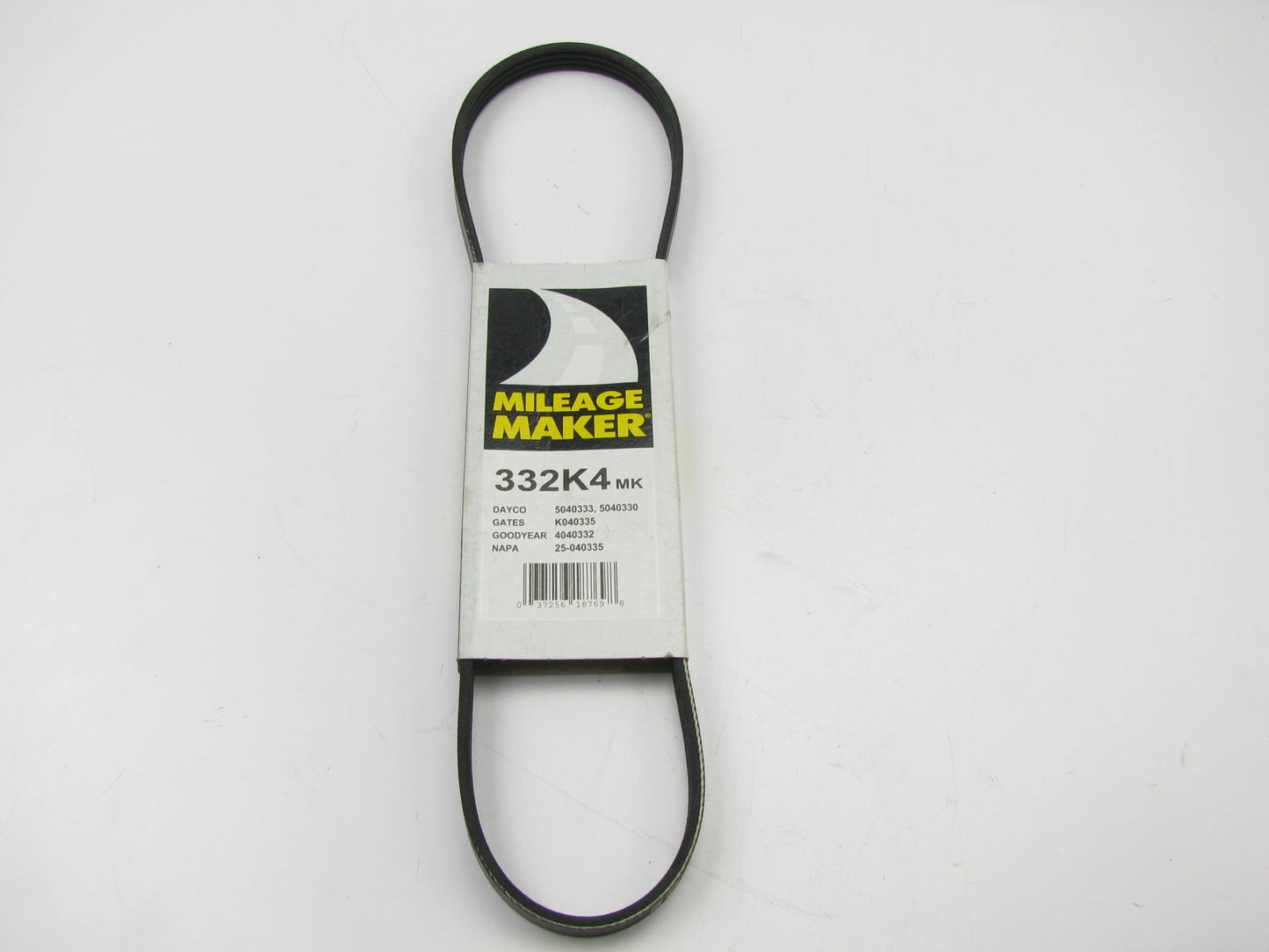 Mile Marker 332K4 Serpentine Belt - .56'' X 33.695'' - 4 Ribs
