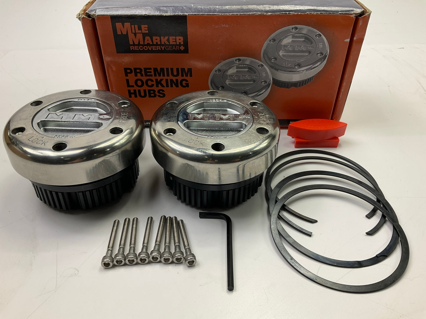 MileMarker 449SS Premium Manual Locking Hubs 30 Spline Dana 60 - Ford F-250 F350