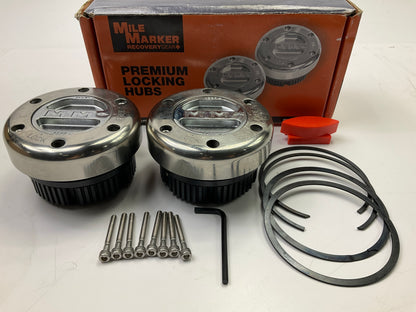MileMarker 449SS Premium Manual Locking Hubs 30 Spline Dana 60 - Ford F-250 F350