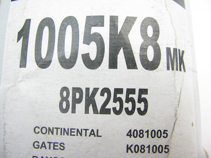 Mileage Maker 1005K8 Serpentine Belt - 1.10'' X 100.5'' - 8 Ribs