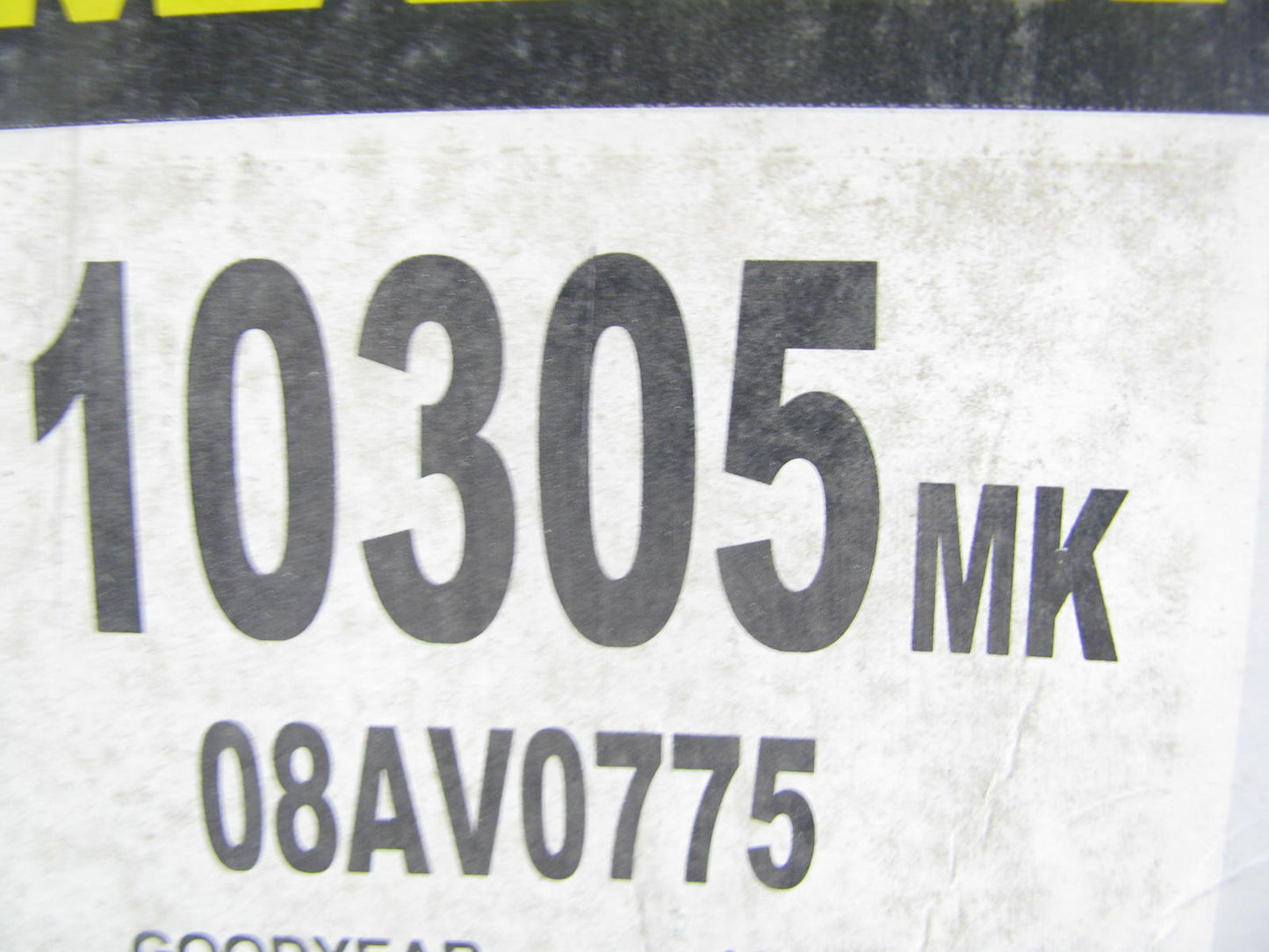 Mileage Maker 10305MK Accessory Drive Belt - 0.33'' X 30.75'' - 36 Degree