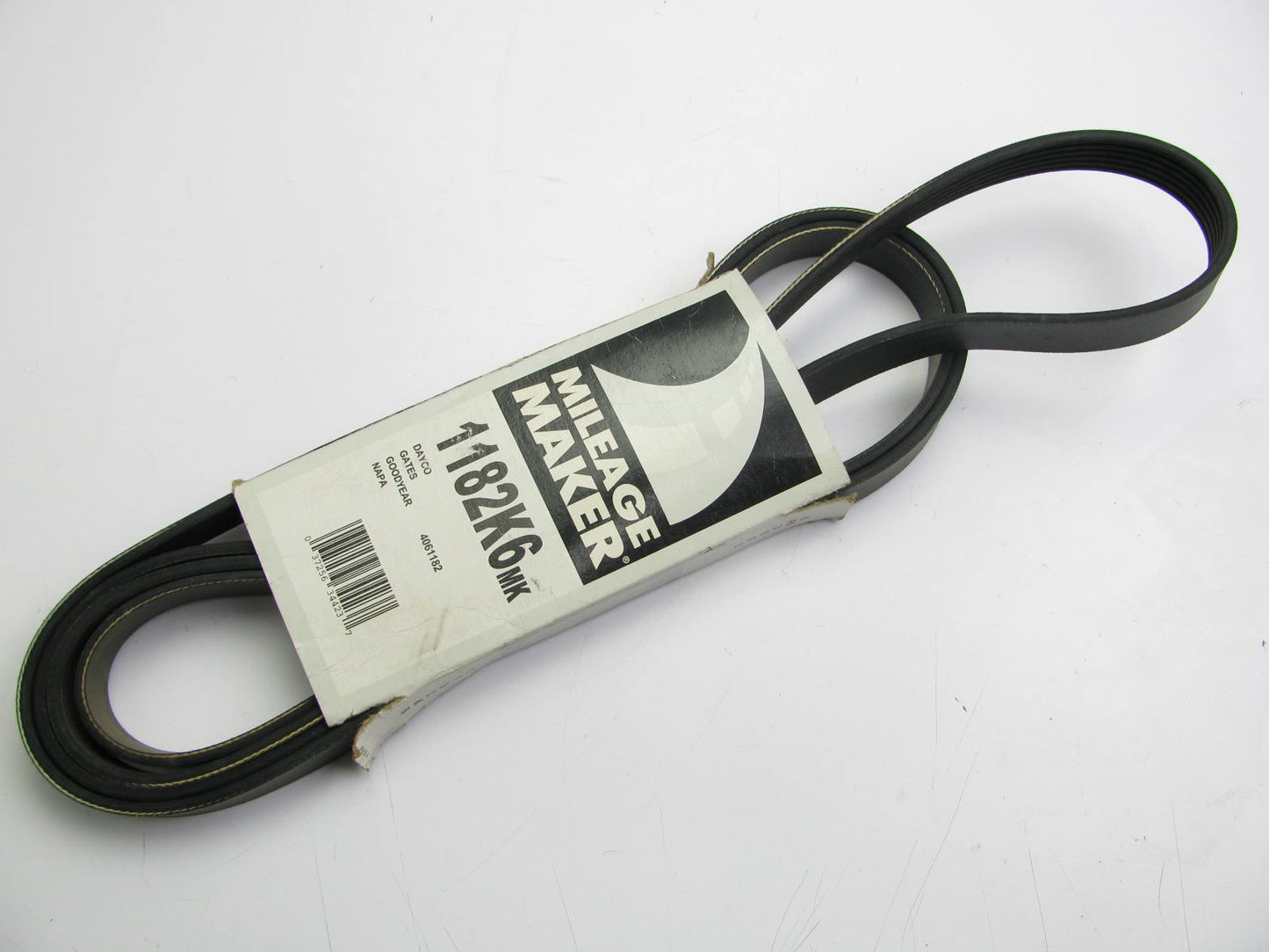 Mileage Maker 1182K6 Serpentine Belt - 0.84'' X 118.74'' - 6 Ribs