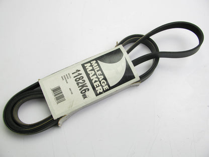 Mileage Maker 1182K6 Serpentine Belt - 0.84'' X 118.74'' - 6 Ribs