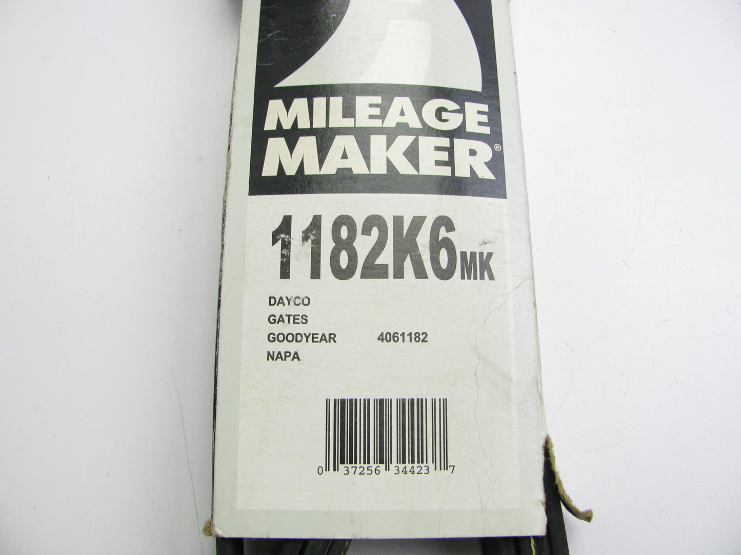 Mileage Maker 1182K6 Serpentine Belt - 0.84'' X 118.74'' - 6 Ribs
