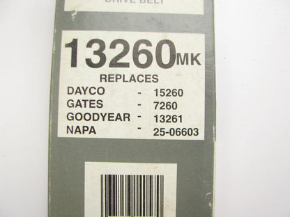 Mileage Maker 13260MK Accessory Drive Belt - 0.44'' X 26.0'' - 36 Degree