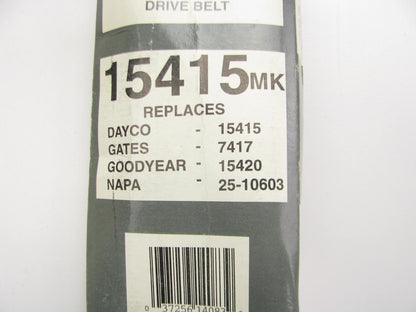 Mileage Maker 15415MK Accessory Drive Belt - 0.44'' X 41.50'' - 36 Degree