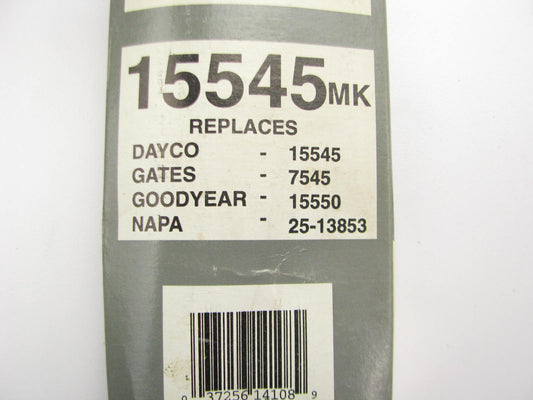 Mileage Maker 15545MK Accessory Drive Belt - 0.44'' X 54.50'' - 36 Degree