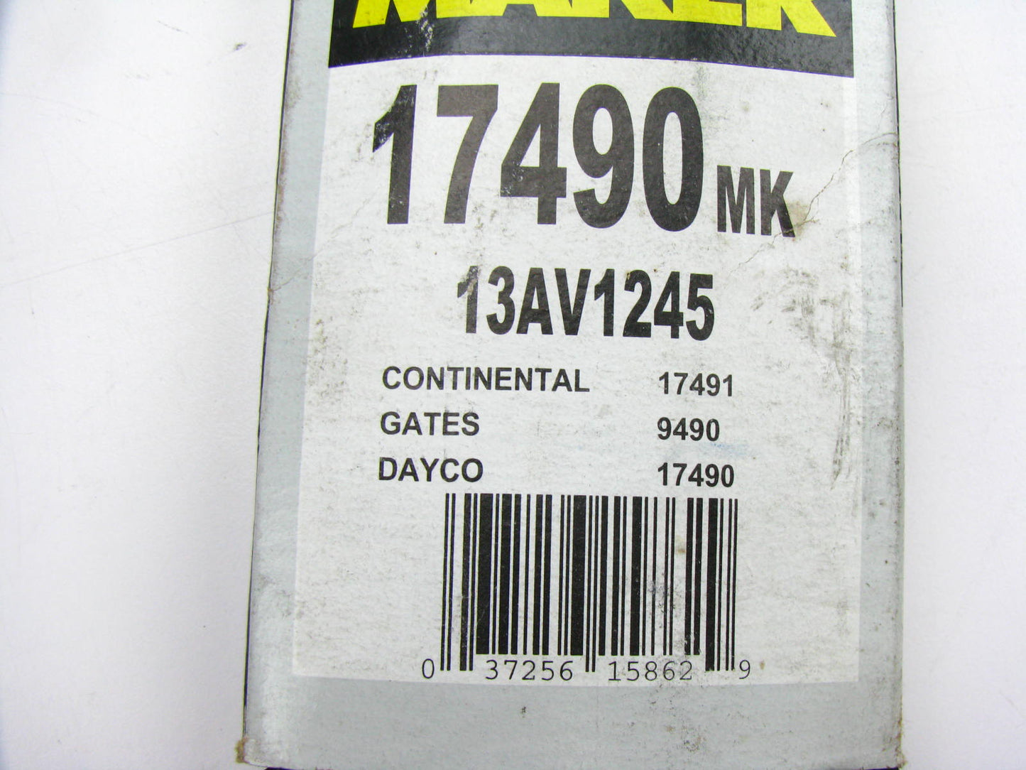Mileage Maker 17490MK Accessory Drive Belt - 0.53'' X 49.00'' - 36 Degree