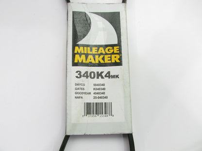 Mileage Maker 340K4MK Serpentine Belt