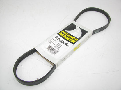 Mileage Maker 350K4MK Serpentine Belt - 0.56'' X 35.00'' - 4 Ribs