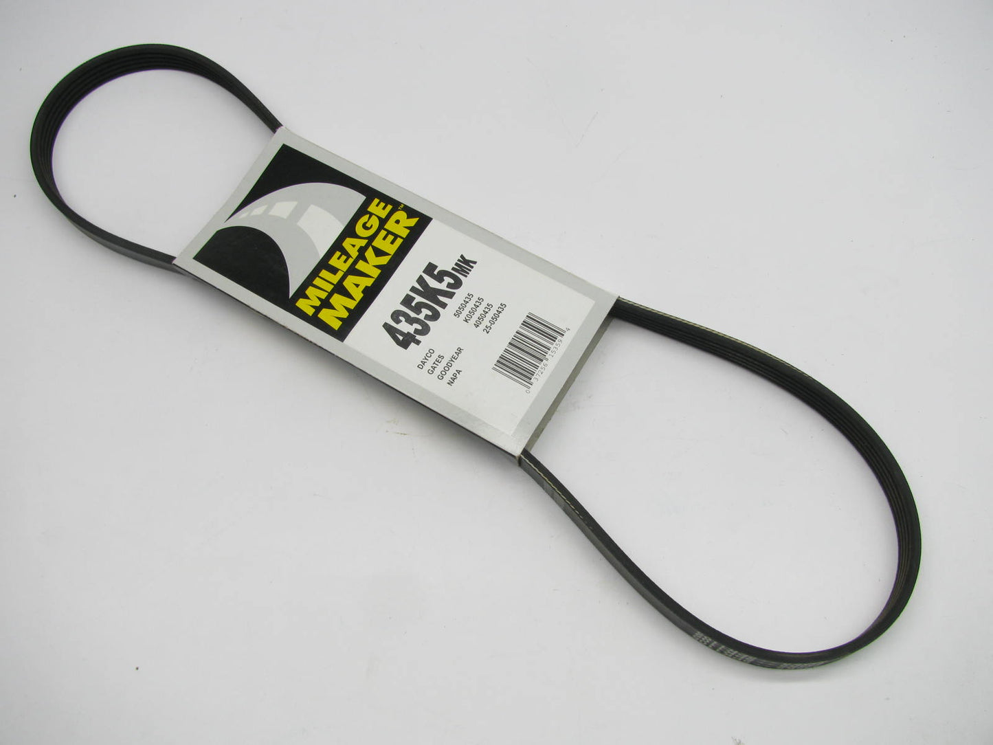 Mileage Maker 435K5MK Serpentine Belt - 0.69'' X 44.00'' - 5 Ribs
