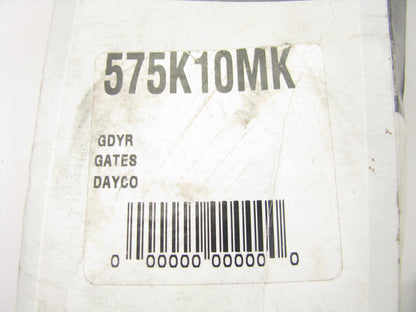 Mileage Maker 575K10MK Serpentine Belt - 1.38'' X 57.7'' - 10 Ribs