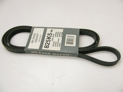 Mileage Maker 825K5MK Serpentine Belt - 0.69'' X 83.155'' - 5 Ribs