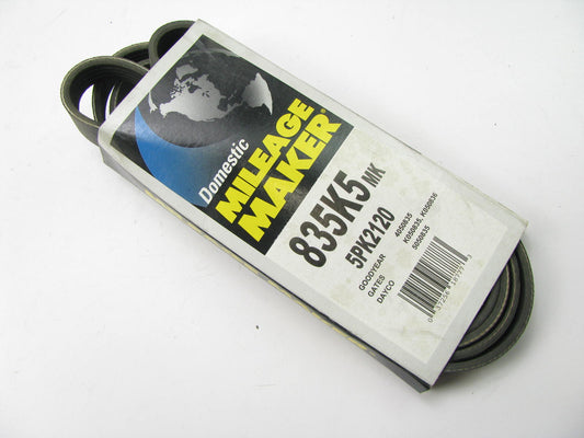 Mileage Maker 835K5MK Serpentine Belt - 0.69'' X 84.00'' - 5 Ribs