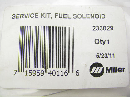 Miller 233029 Fuel Solenoid Service Kit For Big Blue W/ Deutz F4L2011 F3L2011