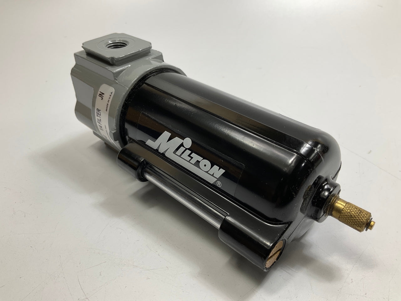 Milton 1018-6 Micro Air Filter 1/4'' NPT Site Glass Metal Bowl Overnight Drain