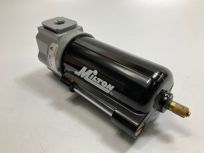 Milton 1018-6 Micro Air Filter 1/4'' NPT Site Glass Metal Bowl Overnight Drain