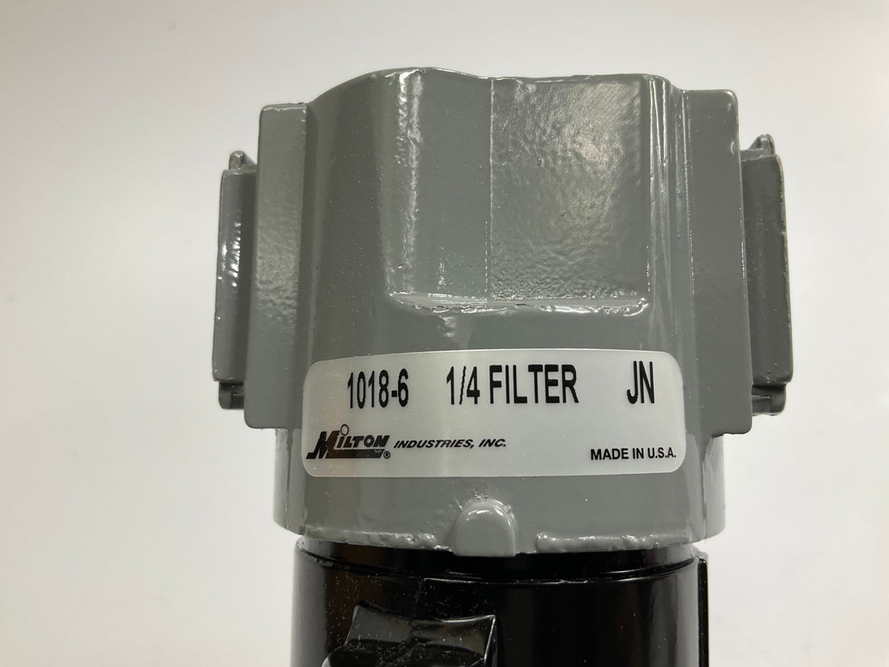 Milton 1018-6 Micro Air Filter 1/4'' NPT Site Glass Metal Bowl Overnight Drain