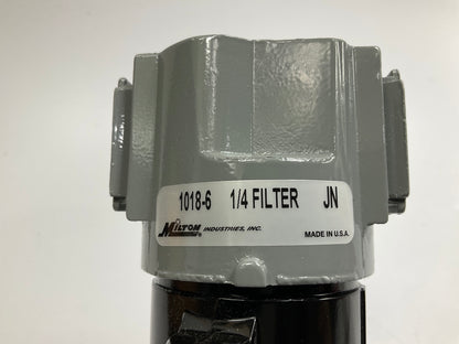 Milton 1018-6 Micro Air Filter 1/4'' NPT Site Glass Metal Bowl Overnight Drain