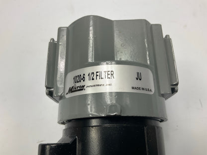MILTON 1020-6 1/2 NPT Micro Filter With Metal Bowl, Site Glass & Overnight Drain