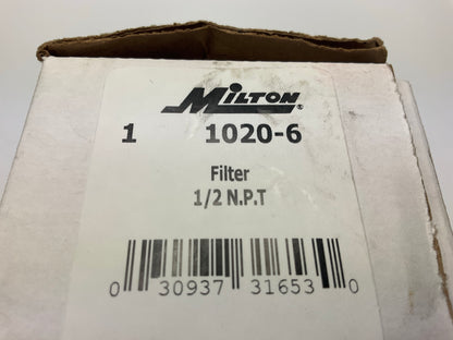 MILTON 1020-6 1/2 NPT Micro Filter With Metal Bowl, Site Glass & Overnight Drain