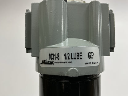 Milton 1031-8 Lubricator 1/2'' NPT 9 Oz Bowl Pneumatic Tool Inline Oiler