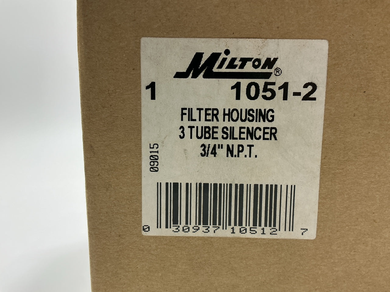 Milton 1051-2 Compressor Filter Housing, 3/4'' NPT, 3 Tube Silencer