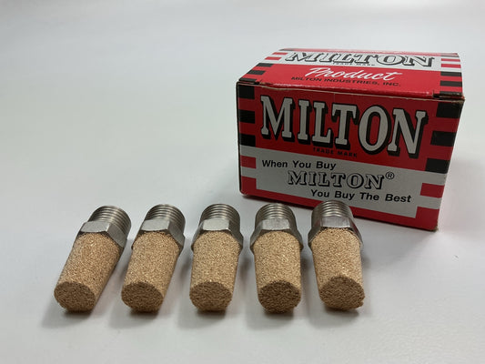 (5) Milton S1086-4 Pneumatic Exhaust Mufflers, 1/4'' N.P.T