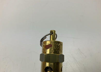 Milton 1090-70 1/4'' MNPT ASME Safety Valve, 70 PSI Pop Off Pressure