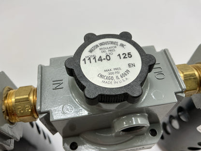 Milton 1101 3/8'' NPT Filter, Regulator And Lubricator Deluxe FRL Trio