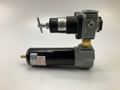 MISSING THE GAUGE - Milton 1108 1/2'' Filter And Air Regulator Duo, Black