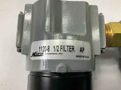MISSING THE GAUGE - Milton 1108 1/2'' Filter And Air Regulator Duo, Black