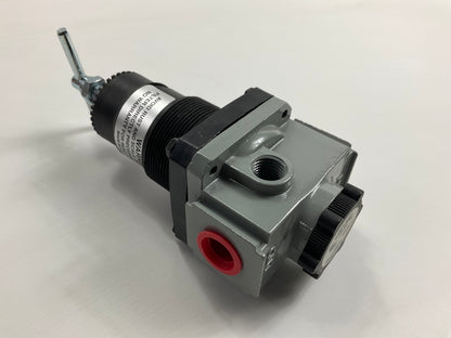 Missing NPT Plug - Milton 1114-8 3/8'' NPT High Pressure FRL Air Regulator