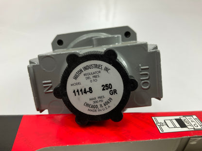 Milton 1114-8 3/8'' NPT High Pressure FRL Air Regulator