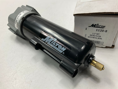 Milton 1120-8 1/2'' NPT Metal FRL Filter Bowl
