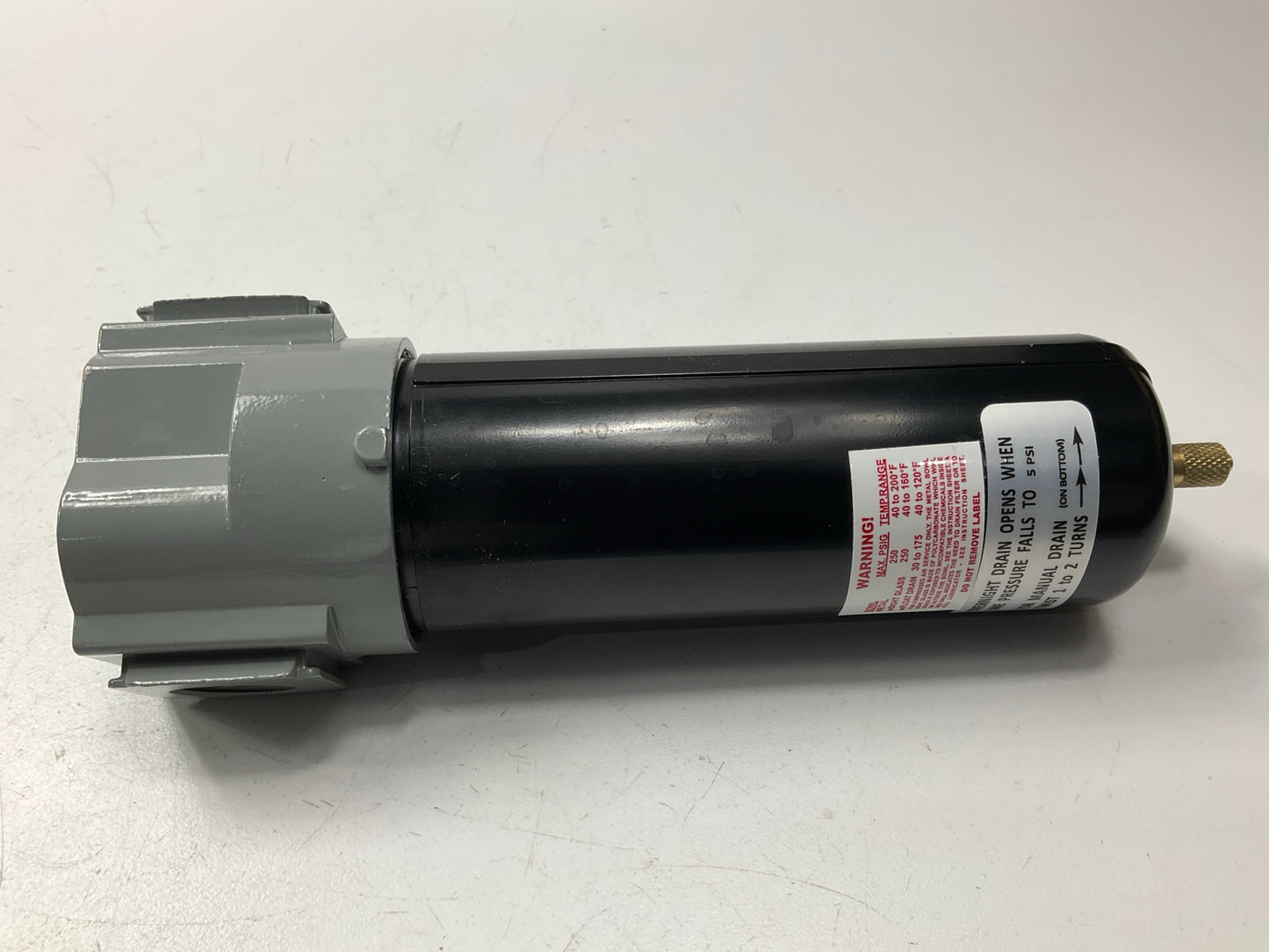 Milton 1120-8 1/2'' NPT Metal FRL Filter Bowl