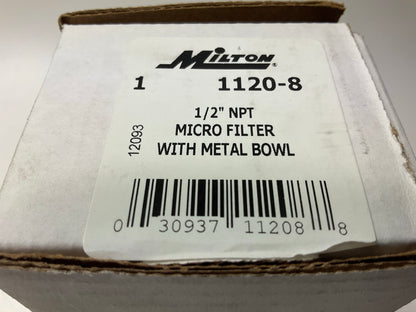Milton 1120-8 1/2'' NPT Metal FRL Filter Bowl
