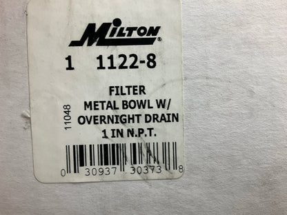 Milton 1122-8 1'' NPT Metal FRL Filter Bowl