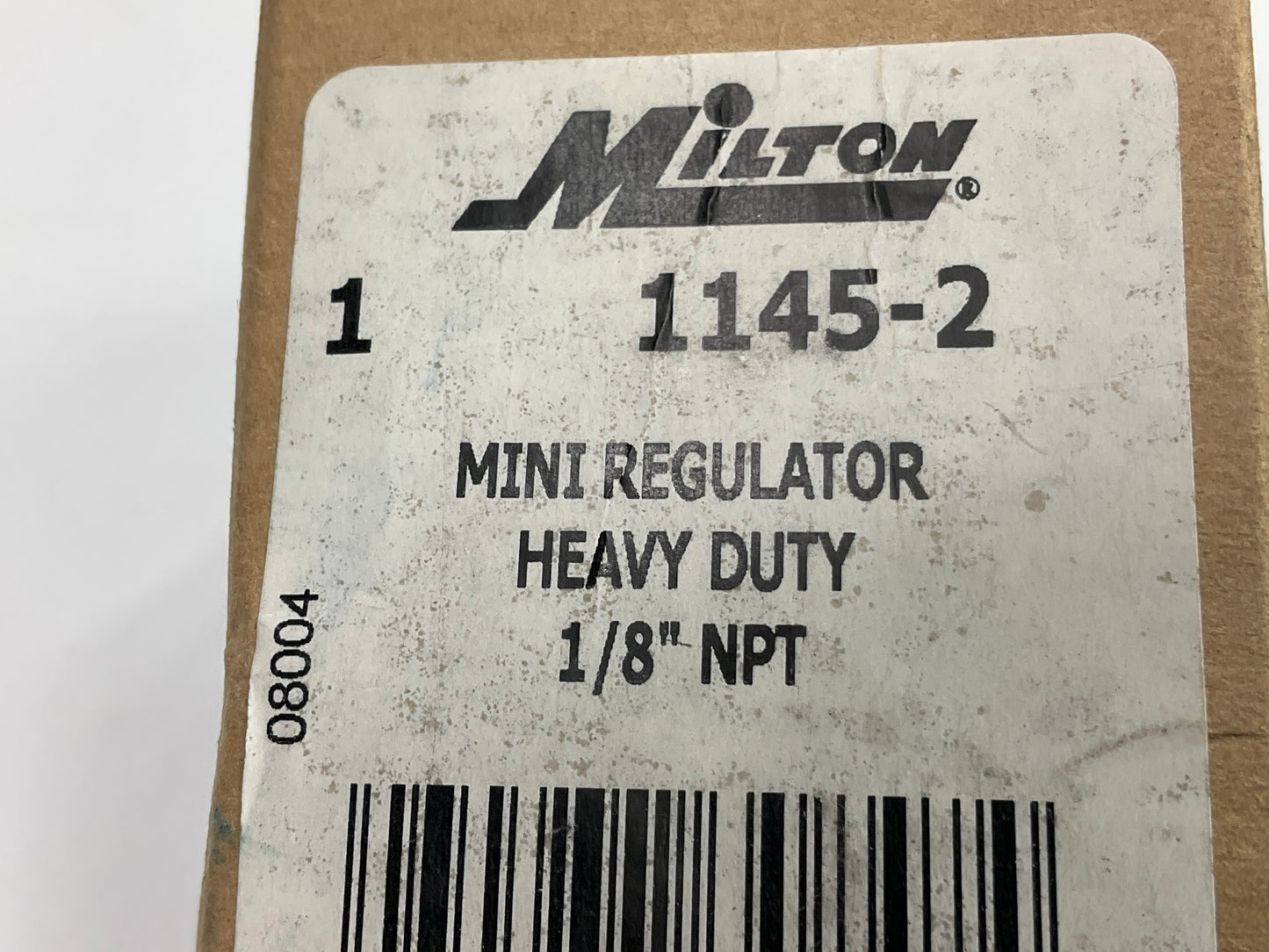 Milton 1145-2 1/8'' NPT Mini Heavy Duty Air Compressor Regulator