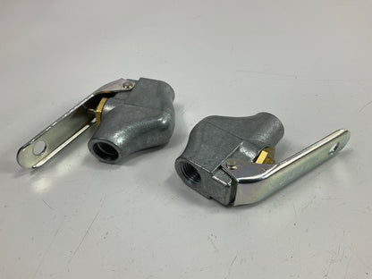 (10) Milton MIL-151 1/4'' NPT Lever Style Blow Gun Control Valve