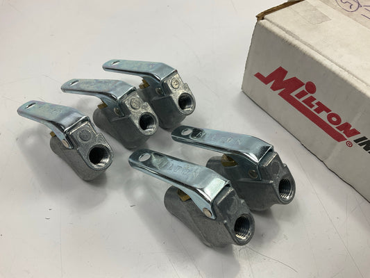 (5) Milton 151 1/4'' NPT Lever Style Blow Gun Control Valve  MIL-151