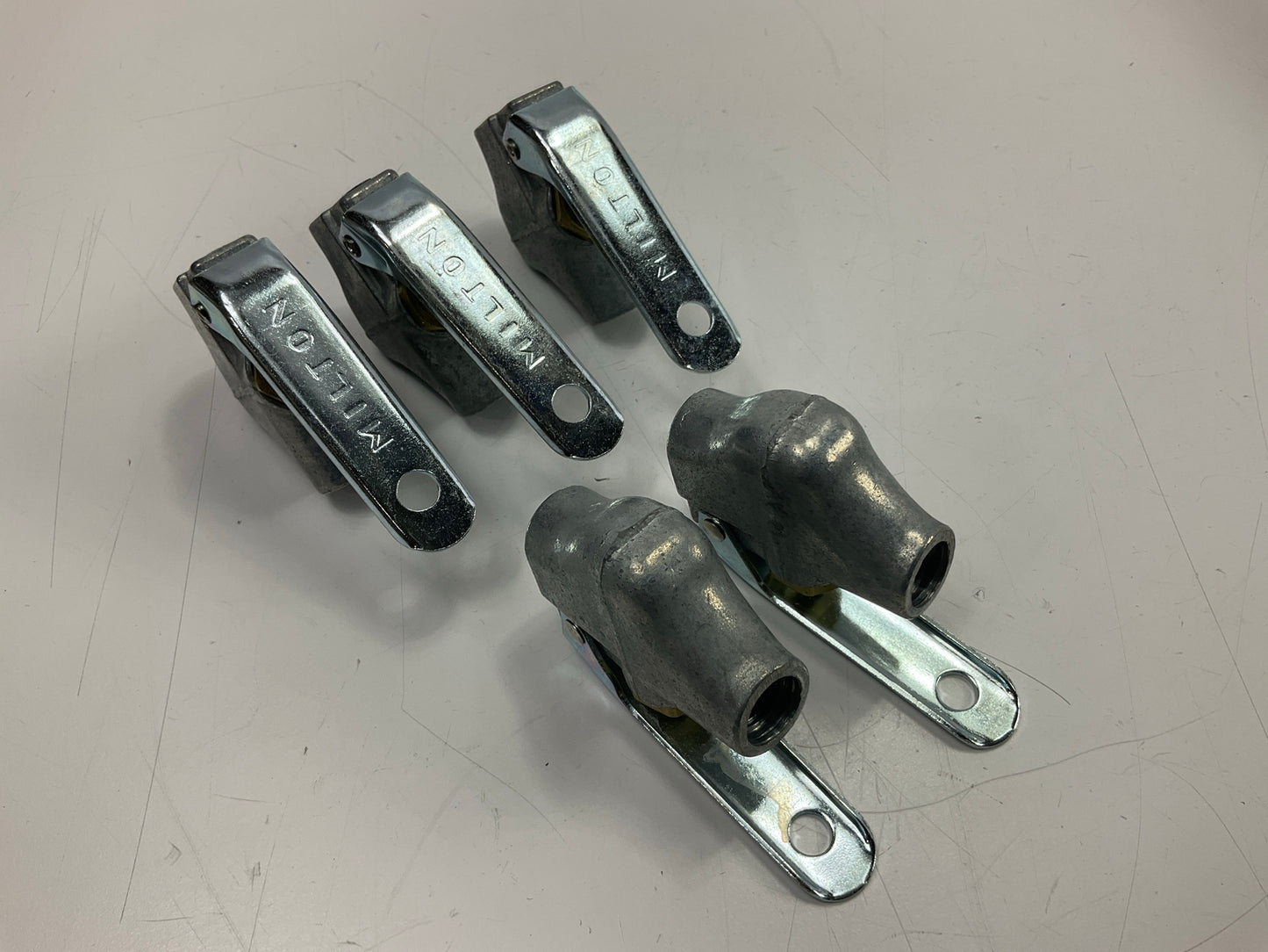 (5) Milton 151 1/4'' NPT Lever Style Blow Gun Control Valve  MIL-151