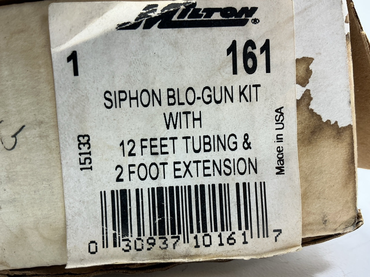 Milton 161 Long Reach Siphon Spray Blow Gun Kit, 2' Long, 150 PSI Max