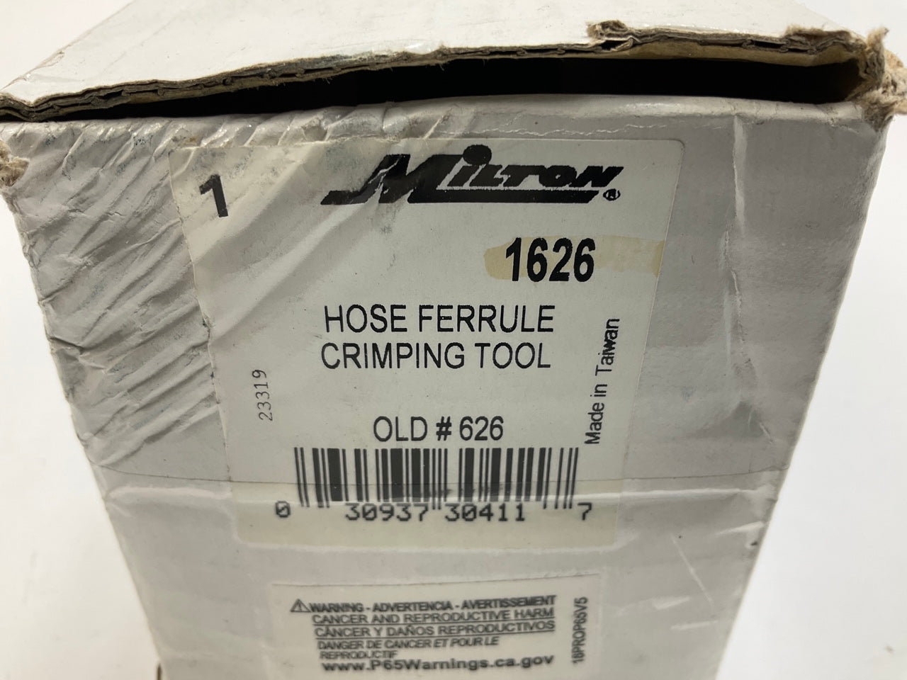 Milton 1626 Hose Ferrule Crimper Crimping Tool Crimp Ferrules On Hoses With Dies
