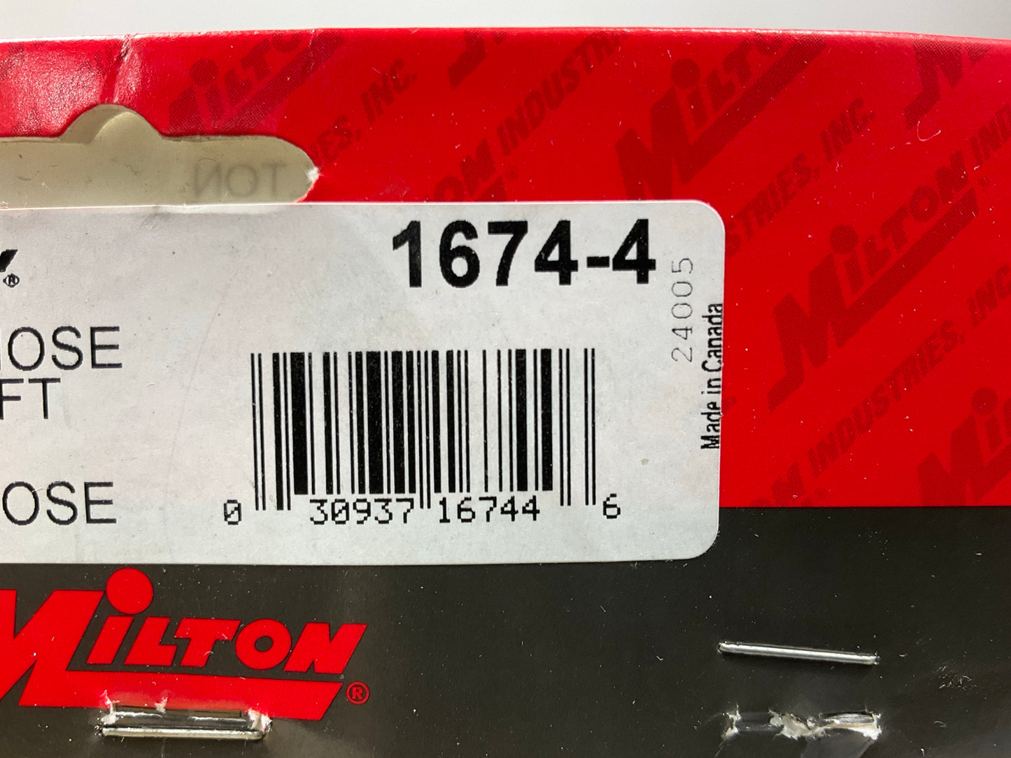 Milton 1674-4 25 Foot 3/8'' ID Nylon ReKoil Air Hose
